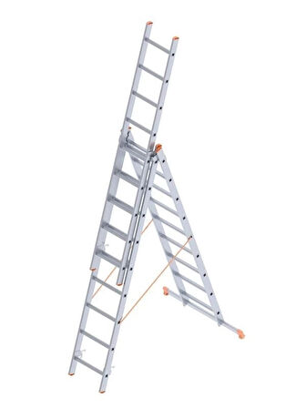 CEYLAN ADAM Saraylı 3x9 A Tipi Sürgülü Merdiven 7,41 Metre