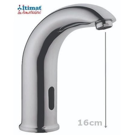 Mey İthalat® İtimat 681 Fotoselli Lavabo Bataryası Çift Su Girişli