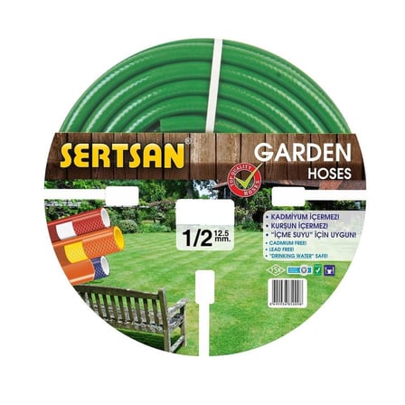 Mey İthalat® Sertsan 1/2 Garden Hortum 15 Metre