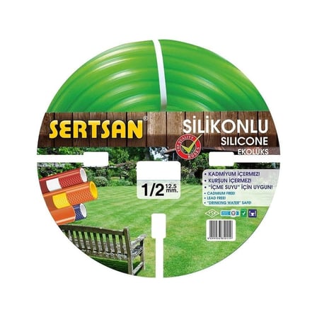 Mey İthalat® Sertsan 1/2 Ekolüks Silikonlu Hortum 20 Metre