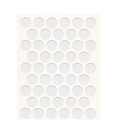 Yapışkanlı Vida Tapası (Beyaz) 10 mm