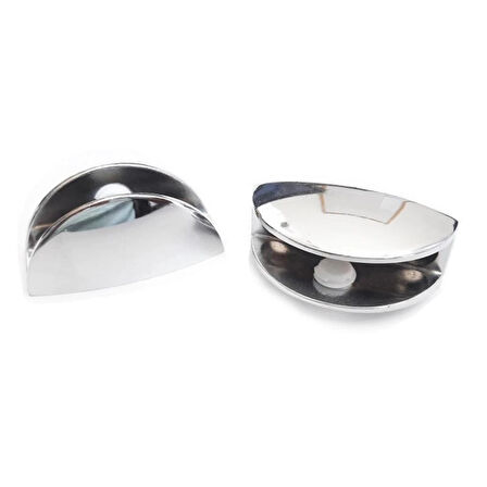 Oval Krom Etejer Camı Tutucu Takımı