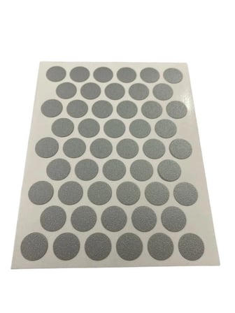 Mey İthalat® Yapışkanlı Vida Tapası Metalik Gri 14 mm