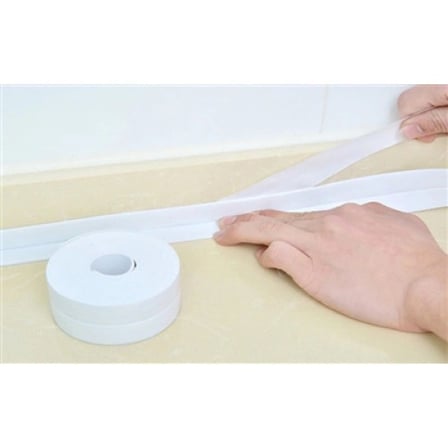 Mey İthalat® BEYAZ Su Sızdırmaz Lavabo Kenar Bandı (KUTUSUZ)(3.2m)