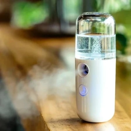 Mey İthalat® Şarjlı Mini Yüz Nemlendirici Dezenfektan Cihazı Mist Sprayer