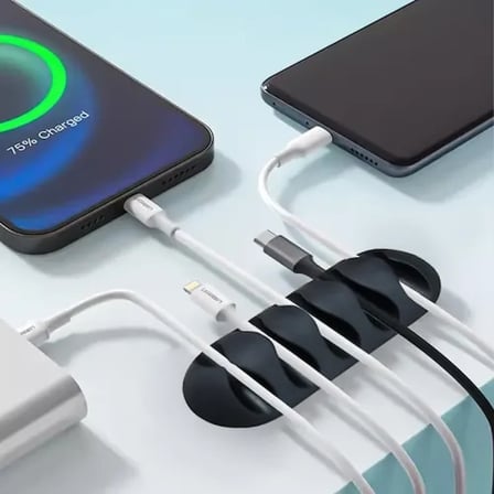 Mey İthalat® 16'lı Çok Kanallı Yapışkanlı Kablo Sabitleyici Seti
