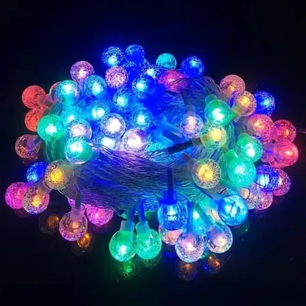 Mey İthalat® 3m 20 Led Kristal Top RGB Pilli