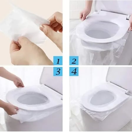 Mey İthalat® Hijyenik Tek Kullanımlık Klozet Kapağı Poşeti