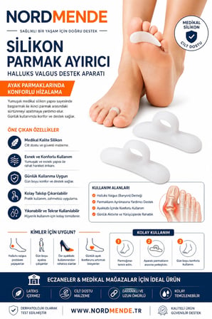 Mey İthalat® Silikon Çekiç Parmak Yastığı BUNYON 12-392
