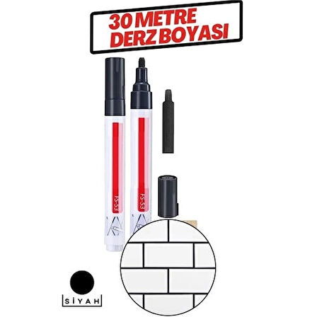 CEYLAN ADAM  Derz Arası 30 Metre Boyama Rötüş Kalemi SİYAH