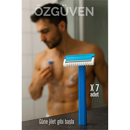 CEYLAN ADAM Banyo Jileti Unisex 7'li Paket