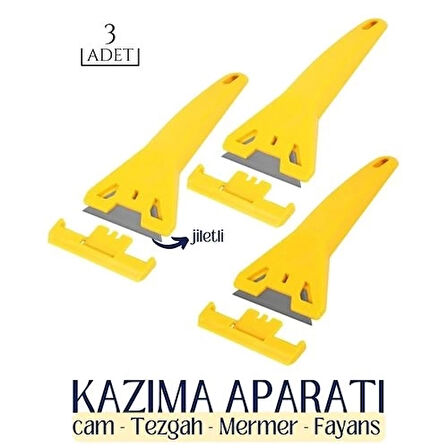 CEYLAN ADAM Tezgah Mermer Fayans Harç Kazıma Jileti