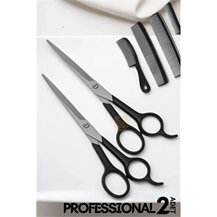 CEYLAN ADAM Berber Makası 2 ADET Profesyonel 6.5 inç Çelik