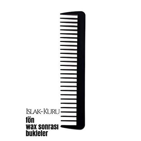 CEYLAN ADAM  Bukleli Saç Fön Wax Sonrası Tarak Karbon Nano Absolute Professional