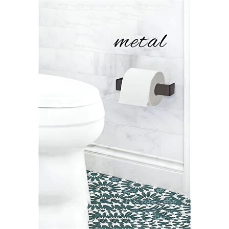 CEYLAN ADAM Tuvalet Kağıdı Tutucu Metal Delmeden Yapışkanlı