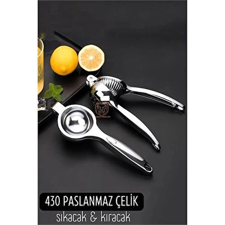 CEYLAN ADAM Limon Sıkacağı Paslanmaz Çelik