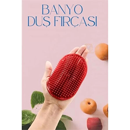 CEYLAN ADAM  Silikon Banyo Fırçası Masajlı