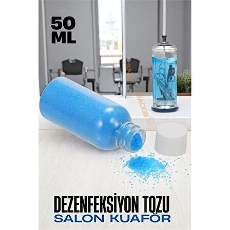CEYLAN ADAM Salon Kuaför Dezenfeksiyon Tozu - Manikür Pedikür Berber Saç Tarak Kesme Makas Dezenfektanı Profesyonel Salon Dezenfektanı