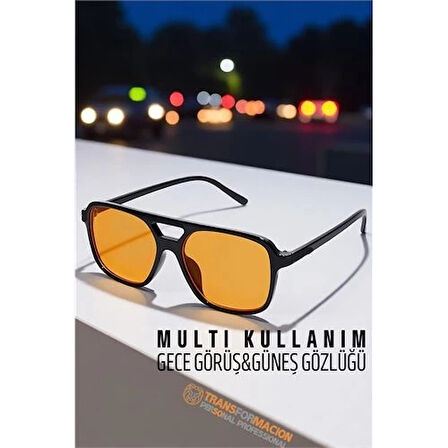 CEYLAN ADAM  Gece Sürüş Görüş Parlama Önleyici  Gece Gözlüğü Sis Far Işık Önleyici Anti-Fog Gözlük