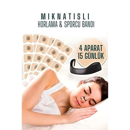 CEYLAN ADAM  Manyetik Burun Bandı - Sporcu Burun Bandı - Horlama Önleyici Azaltıcı - 4 Farklı Boyut