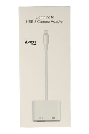 Mey İthalat® Apr22 Iphone Otg 2In1 - Beyaz