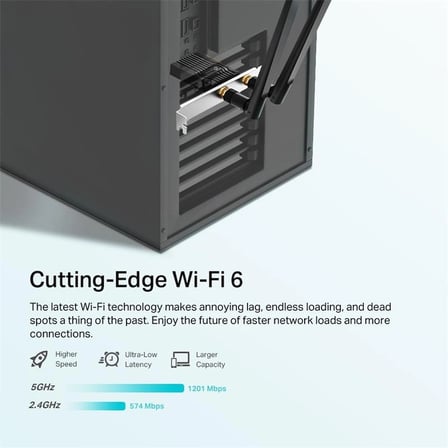 Mey İthalat® Archer Tx20E Ax1800 Wifi6 Bluetooth 5.2 Pcıe Adaptor