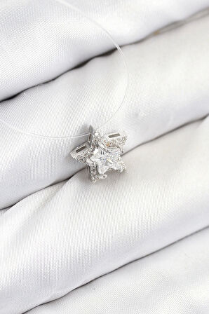 CEYLAN ADAM Misineli Yıldız Model Gümüş Renk Hayalet Kolye