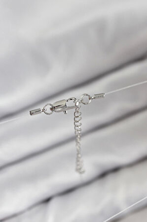 CEYLAN ADAM Misineli Yıldız Model Gümüş Renk Hayalet Kolye