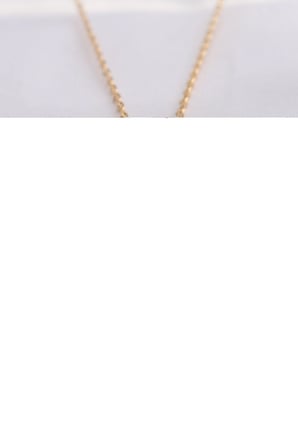 Mey İthalat® 316L Çelik Zincir Gold Renk Zirkon Taşlı Kalp Kolye