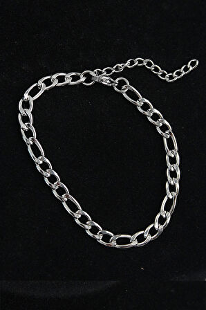 CEYLAN ADAM 316L Çelik Klasik Model Gümüş Renk Erkek Bileklik