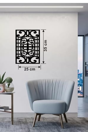 Osmanlı Motifli Dekoratif Ahşap Duvar Tablosu - 25x35 cm Lazer Kesim