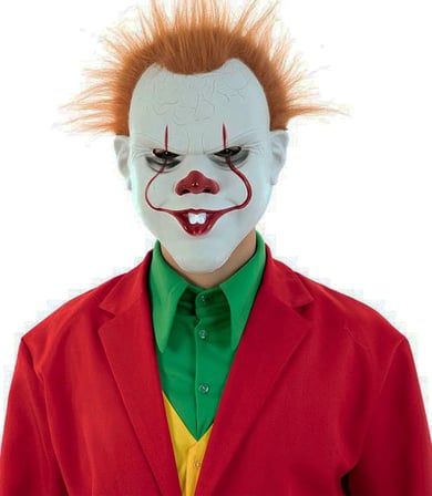 Mey İthalat® Stephen King's Korkutucu Joker Maske 31x22 cm