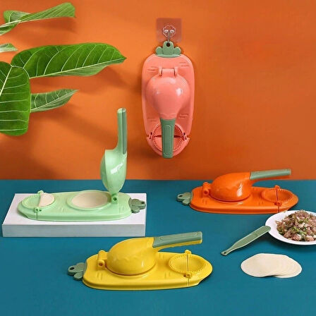 CEYLAN ADAM  Havuç Tasarımlı Şık  Pratik  Börek Mantı Hamuru Presleme  Börek Yapma Kalıbı