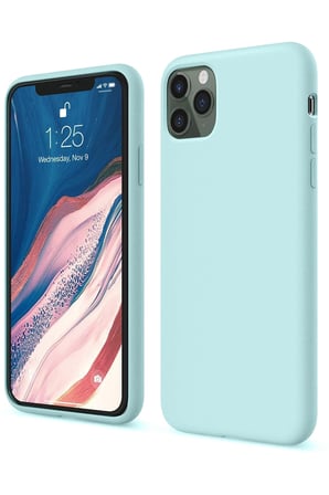 Mey İthalat®  iPhone 11 Pro Kılıf First Silikon - Turkuaz