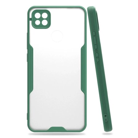 Mey İthalat®   Redmi 9C Kılıf Platin Silikon - Yeşil