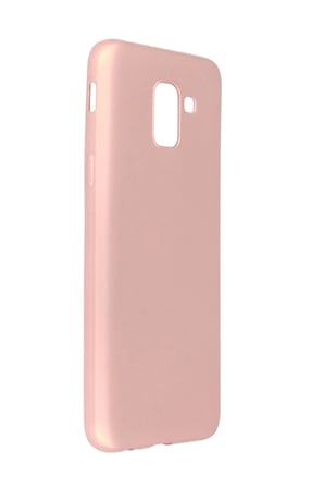 Samsung Galaxy J6 Kılıf First Silikon - Rose Gold