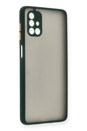 Samsung Galaxy M51 Kılıf Montreal Silikon Kapak - Yeşil