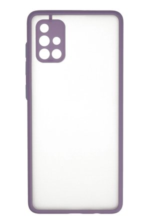 Mey İthalat®  Samsung Galaxy A71 Kılıf Montreal Silikon Kapak - Mor