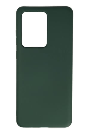 Samsung Galaxy S20 Ultra Kılıf Nano içi Kadife Silikon - Koyu Yeşil