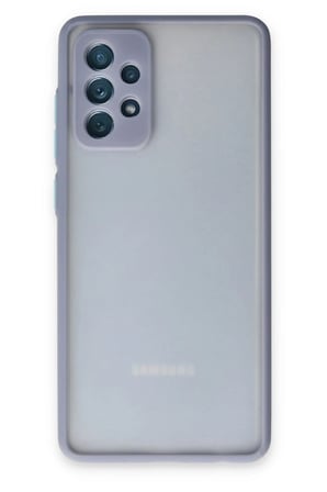 Samsung Galaxy A72 Kılıf Montreal Silikon Kapak - Gri