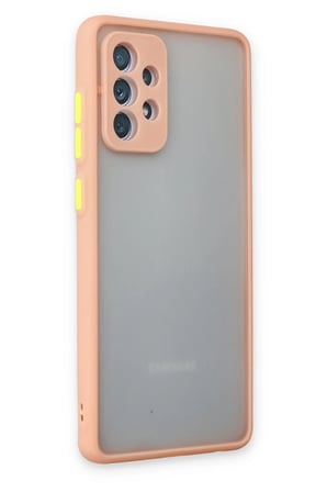 Samsung Galaxy A72 Kılıf Montreal Silikon Kapak - Pembe
