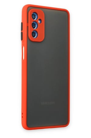 Samsung Galaxy M52 5G Kılıf Montreal Silikon Kapak - Kırmızı