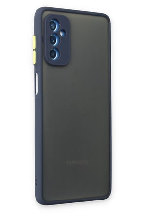 Samsung Galaxy M52 5G Kılıf Montreal Silikon Kapak - Lacivert