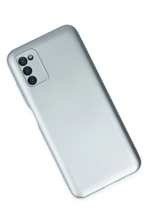 Samsung Galaxy A03S Kılıf Nano içi Kadife Silikon - Sky Blue