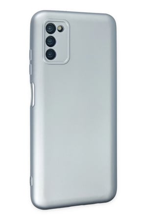 Samsung Galaxy A03S Kılıf Nano içi Kadife Silikon - Sky Blue