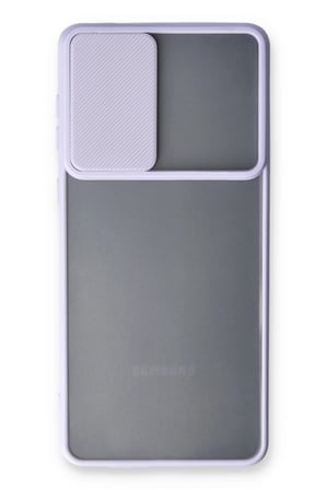 Samsung Galaxy A33 5G Kılıf Palm Buzlu Kamera Sürgülü Silikon - Lila