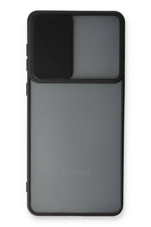 Samsung Galaxy A53 5G Kılıf Palm Buzlu Kamera Sürgülü Silikon - Siyah