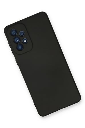 Samsung Galaxy A33 5G Kılıf Nano içi Kadife Silikon - Siyah