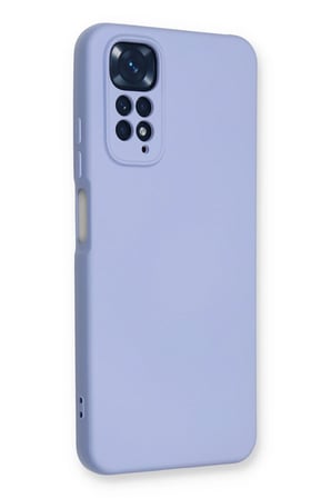 Mey İthalat®   Redmi Note 11 Kılıf Nano içi Kadife Silikon - Lila