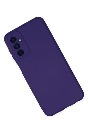 Samsung Galaxy M23 Kılıf Nano içi Kadife Silikon - Mor